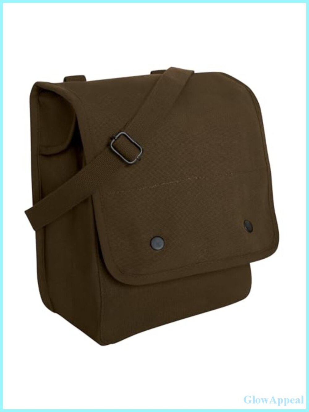 Canvas Map Case Shoulder Bag Messenger Crossbody Organizer Pocket